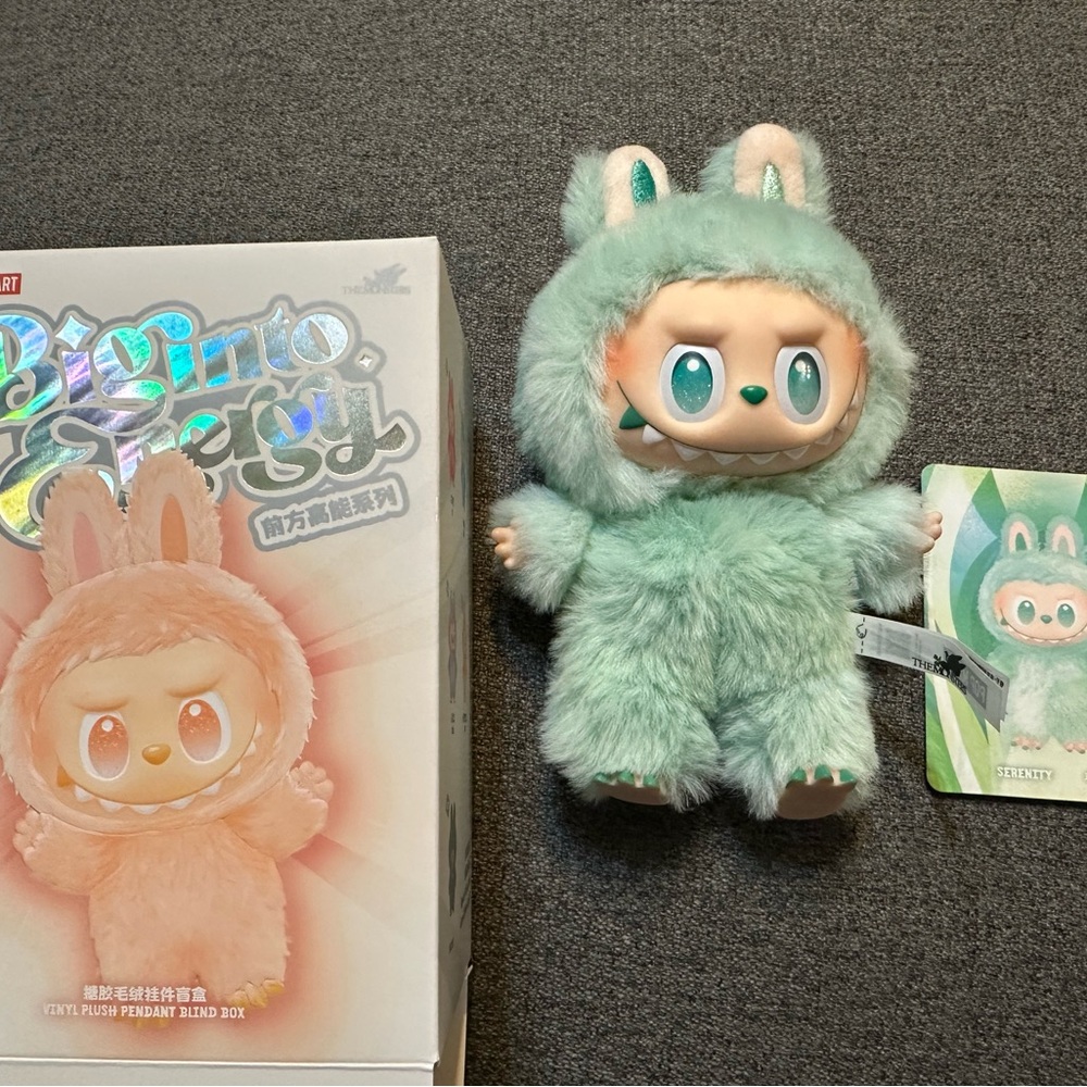 Pop Mart The Monsters Big Into Energy Opened Confirmed Serenity Labubu No Bag